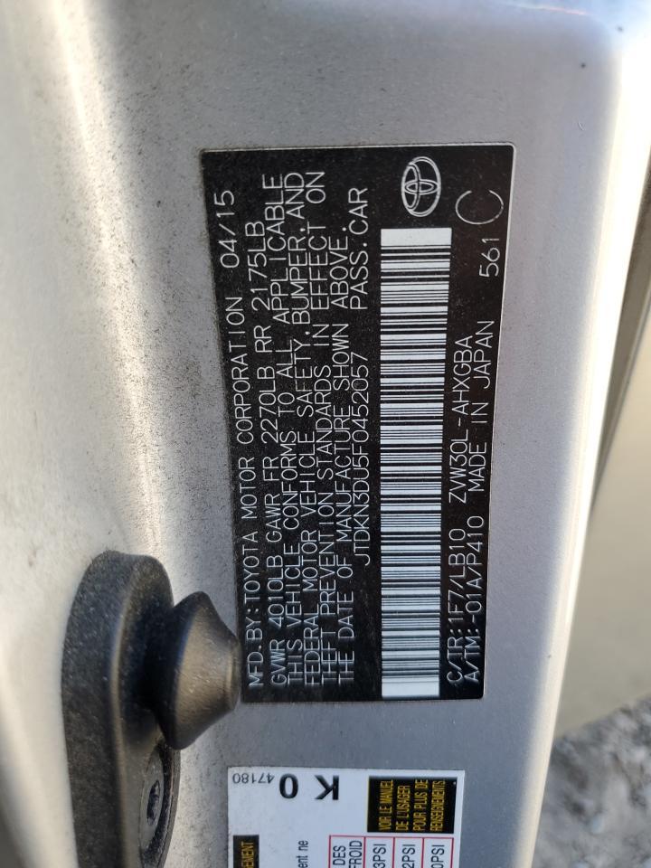 2015 TOYOTA PRIUS
