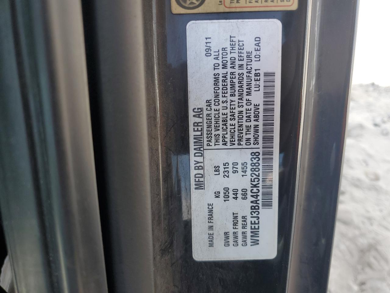 2012 SMART Fortwo