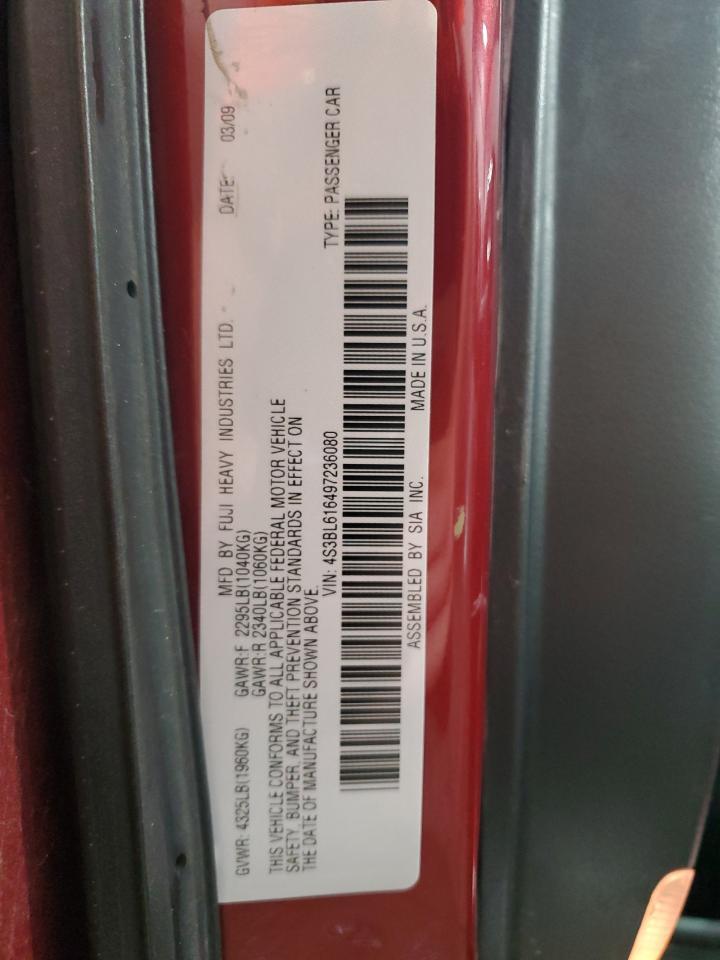 2009 SUBARU Legacy