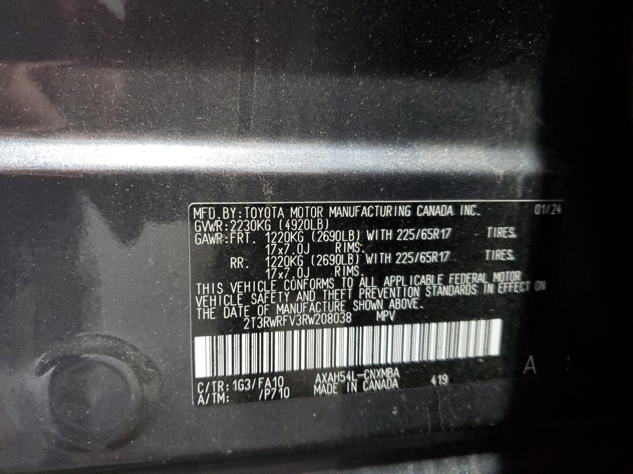 2024 TOYOTA RAV4