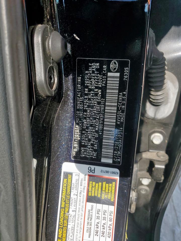 2015 TOYOTA CAMRY