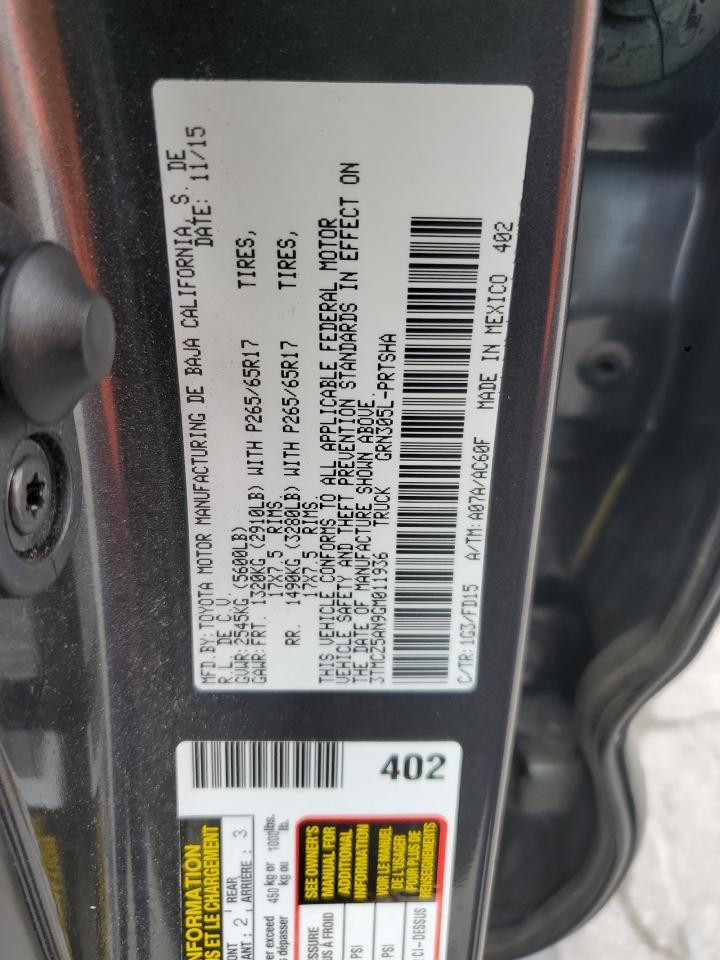 2016 TOYOTA TACOMA