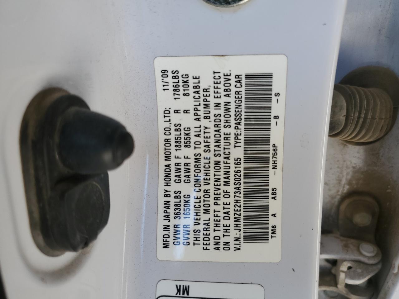 2010 HONDA Insight