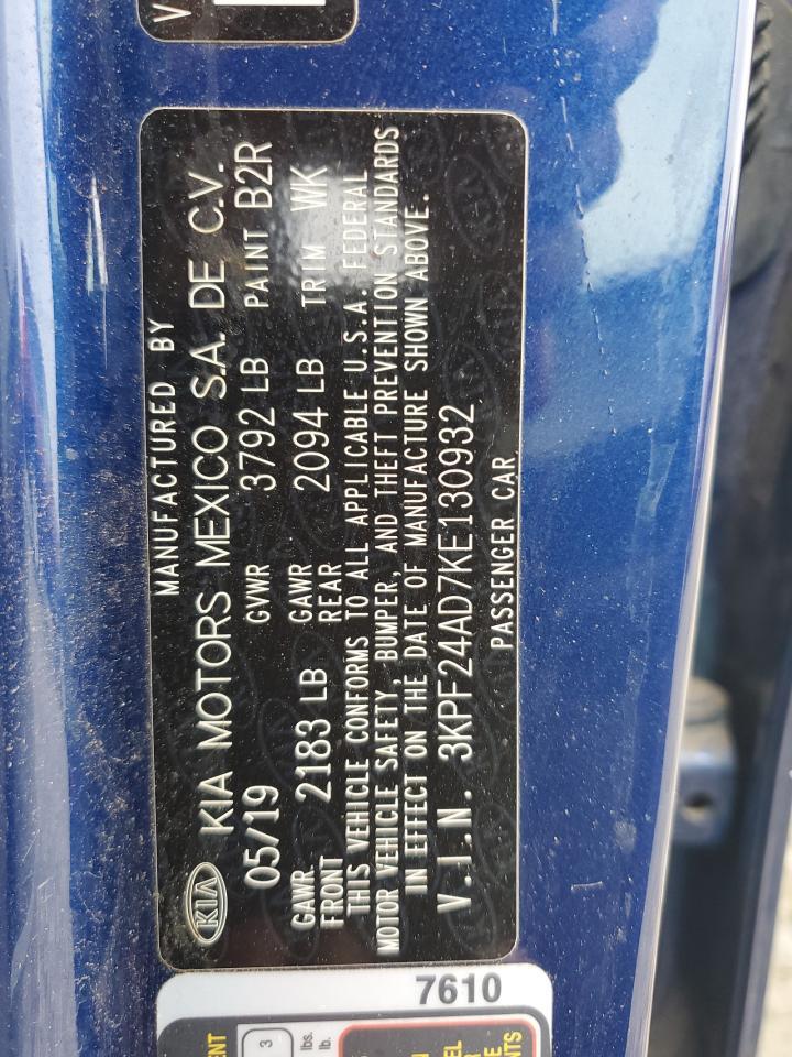2019 KIA FORTE