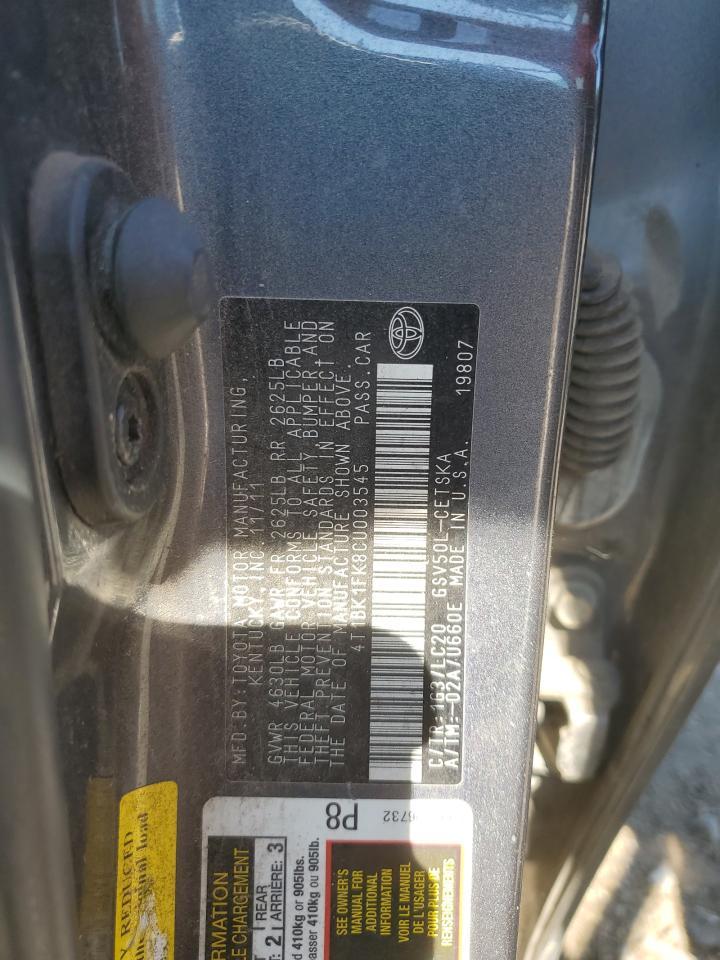 2012 TOYOTA CAMRY