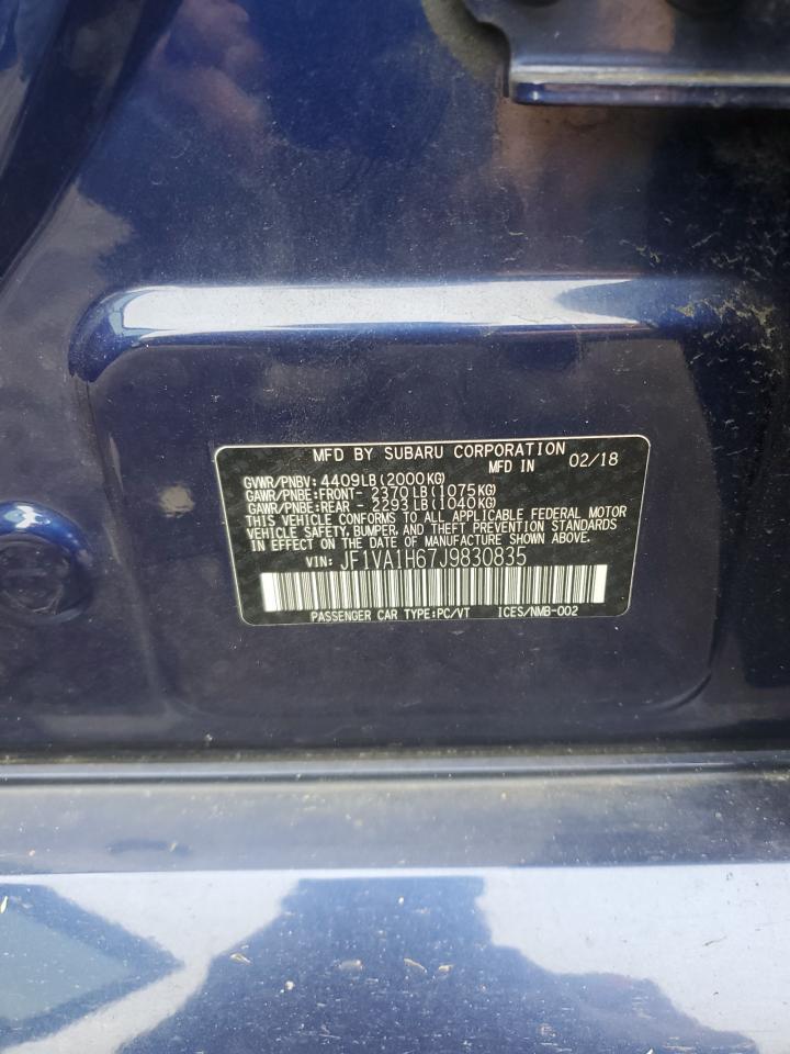 2018 SUBARU WRX