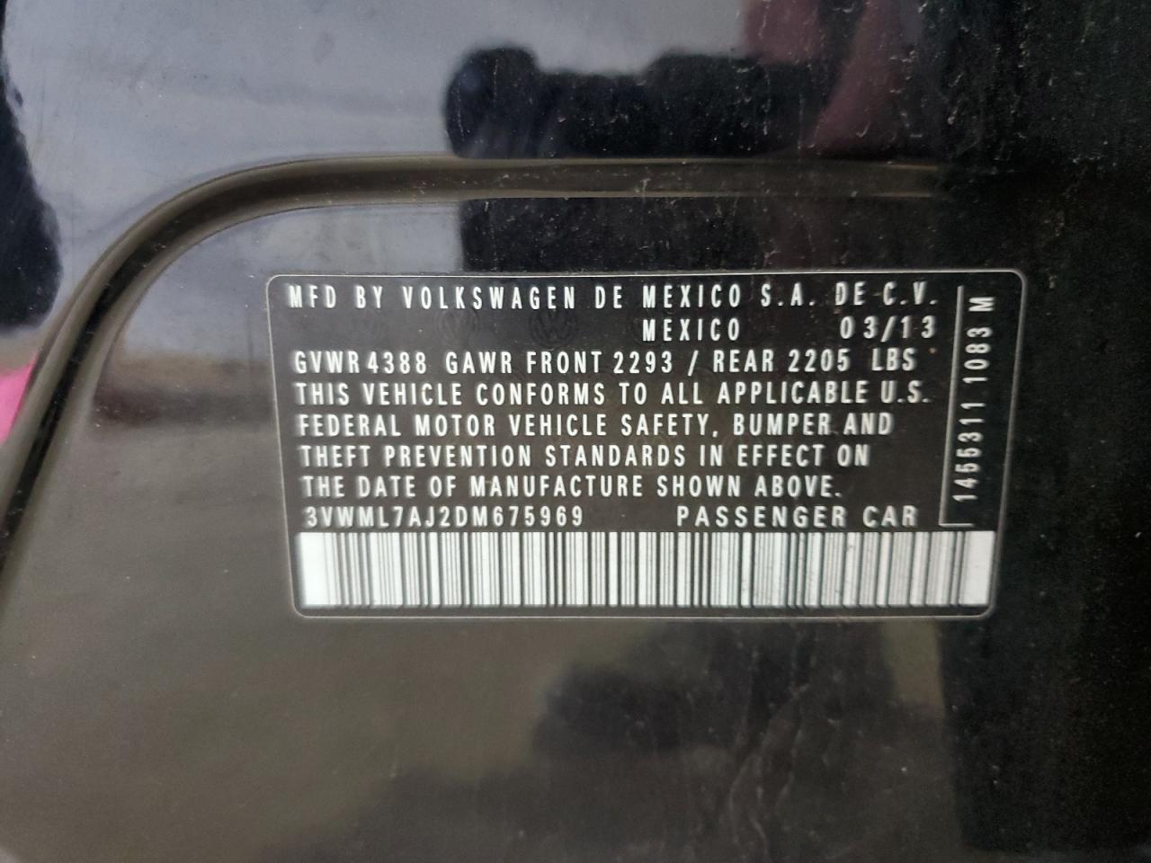 2013 VOLKSWAGEN JETTA
