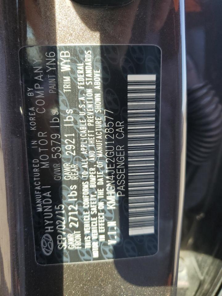 2016 HYUNDAI GENESIS