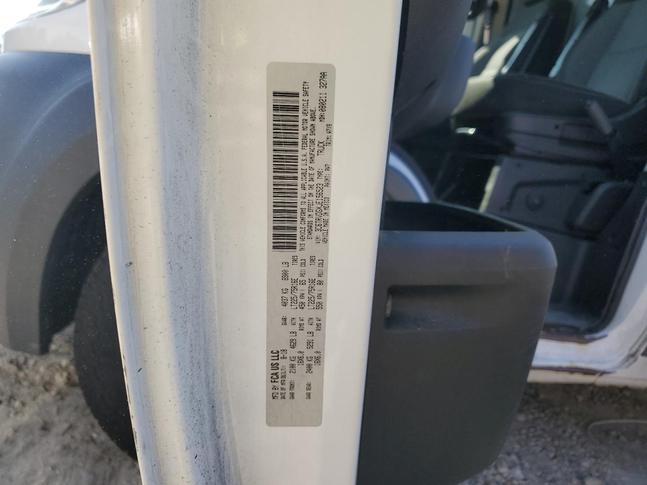 2018 RAM ProMaster 2500