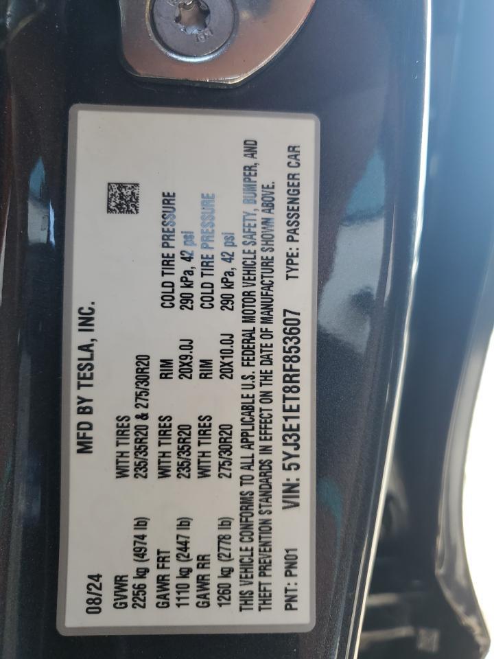 2024 TESLA MODEL 3