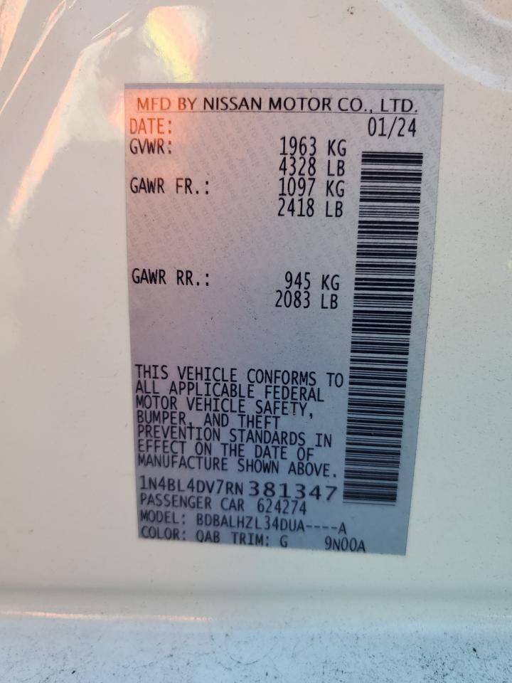 2024 NISSAN ALTIMA