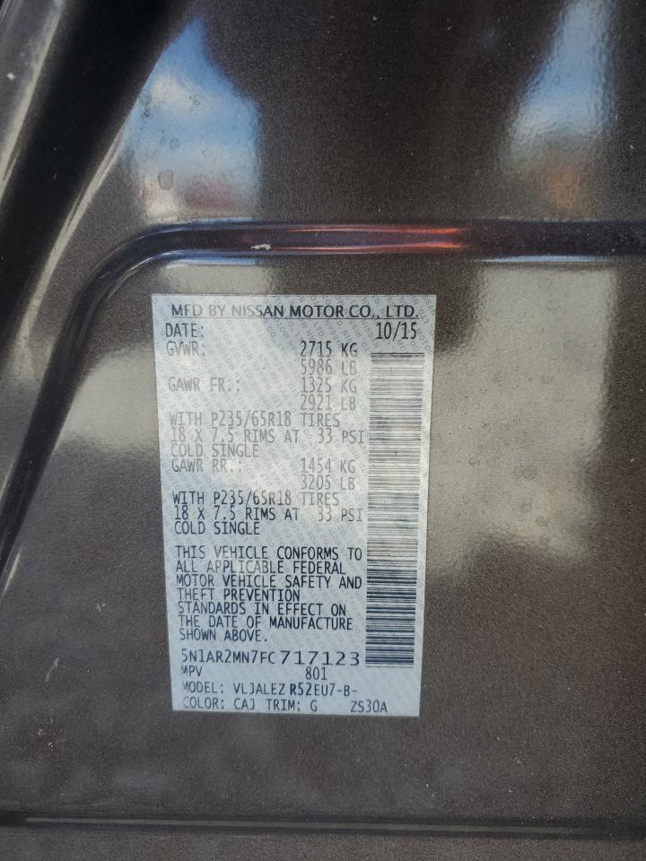 2015 NISSAN PATHFINDER