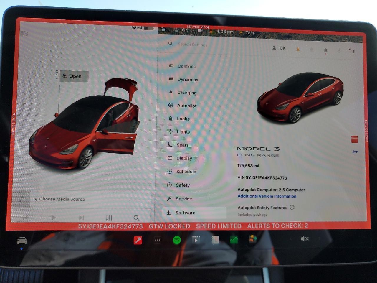 2019 TESLA MODEL 3