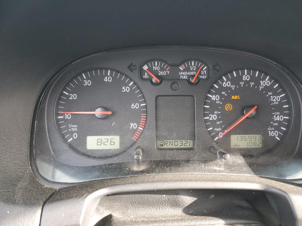 2001 VOLKSWAGEN JETTA