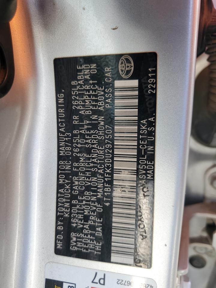 2013 TOYOTA CAMRY