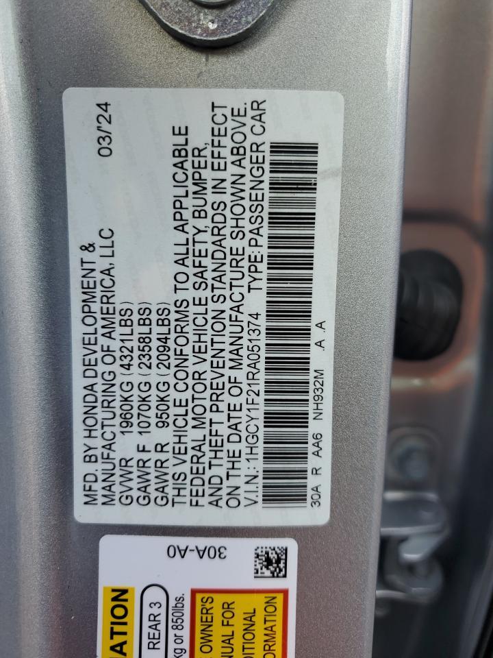2024 HONDA ACCORD