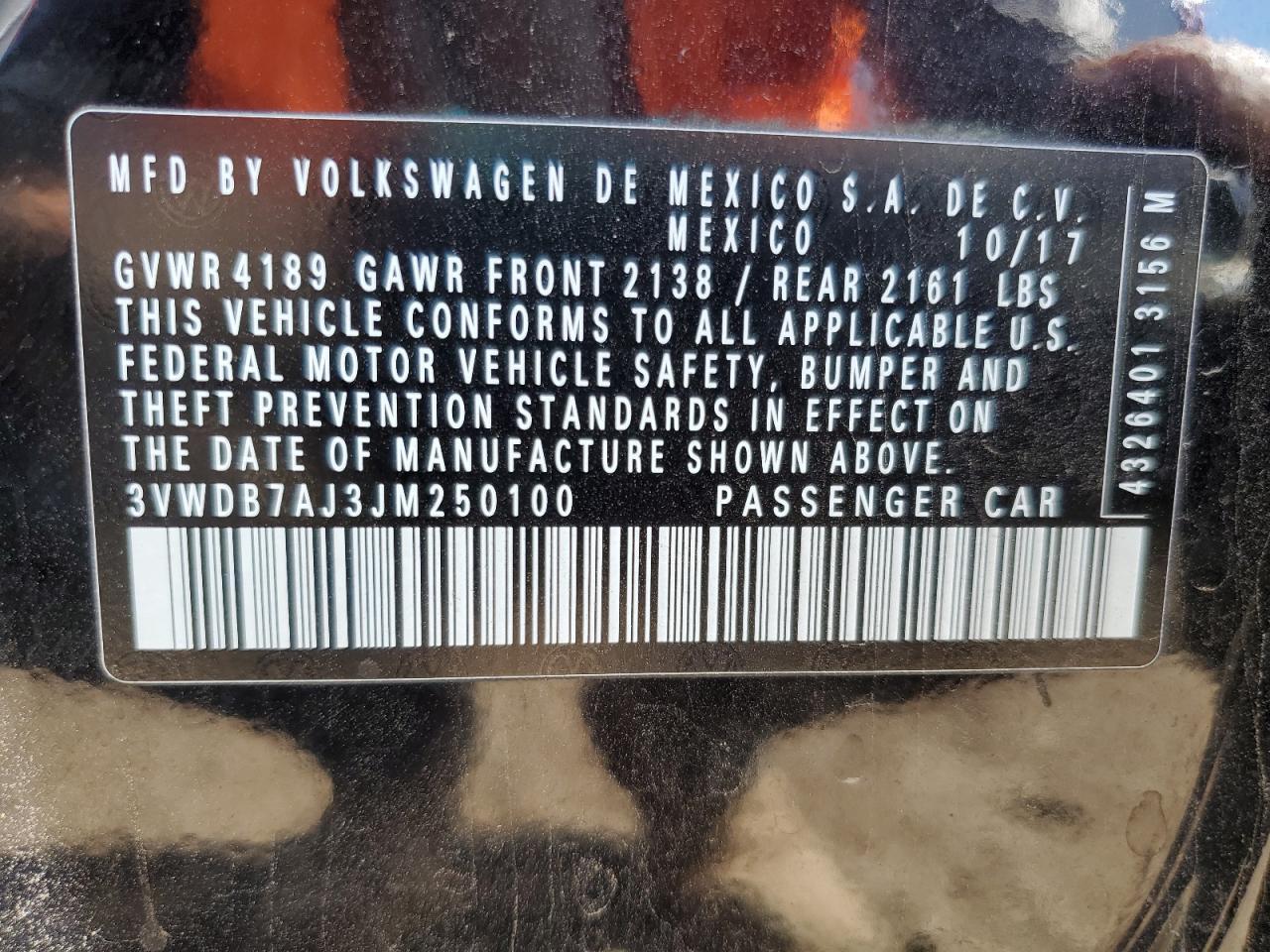 2018 VOLKSWAGEN JETTA