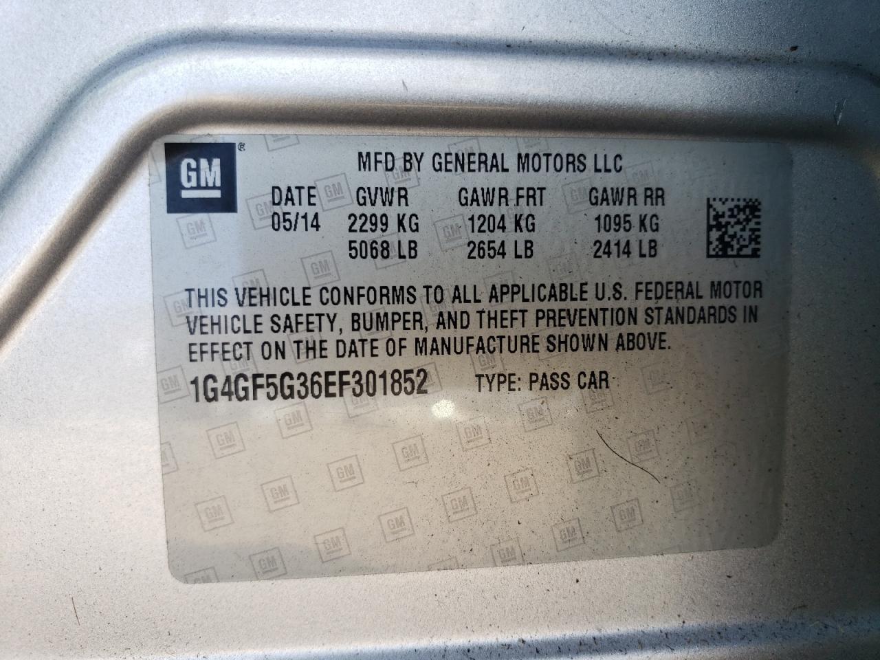 2014 BUICK LACROSSE