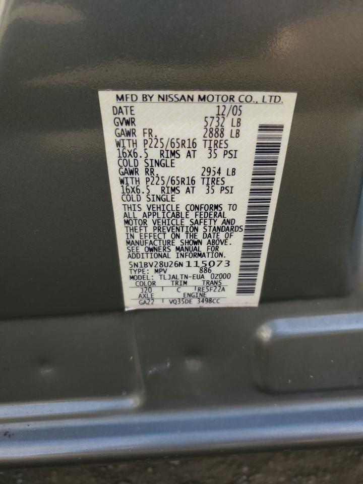 2006 NISSAN Quest