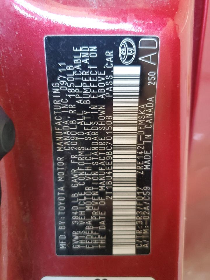 2011 TOYOTA COROLLA