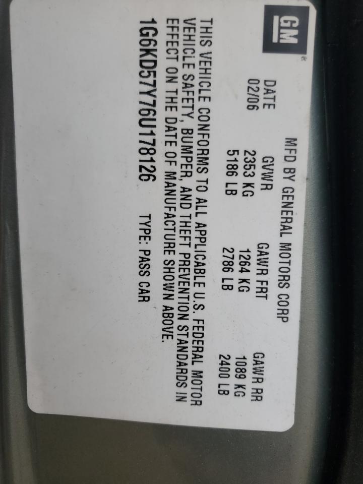 2006 CADILLAC DTS
