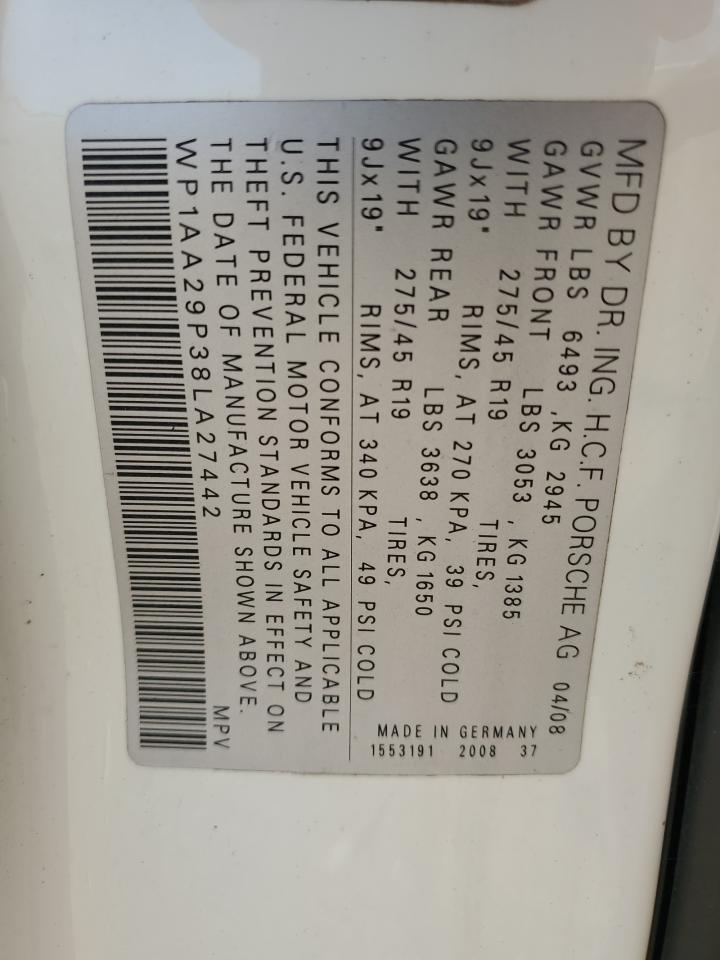 2008 PORSCHE CAYENNE