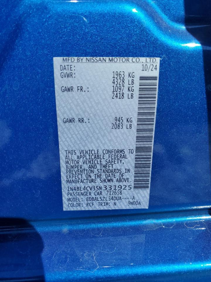 2025 NISSAN ALTIMA