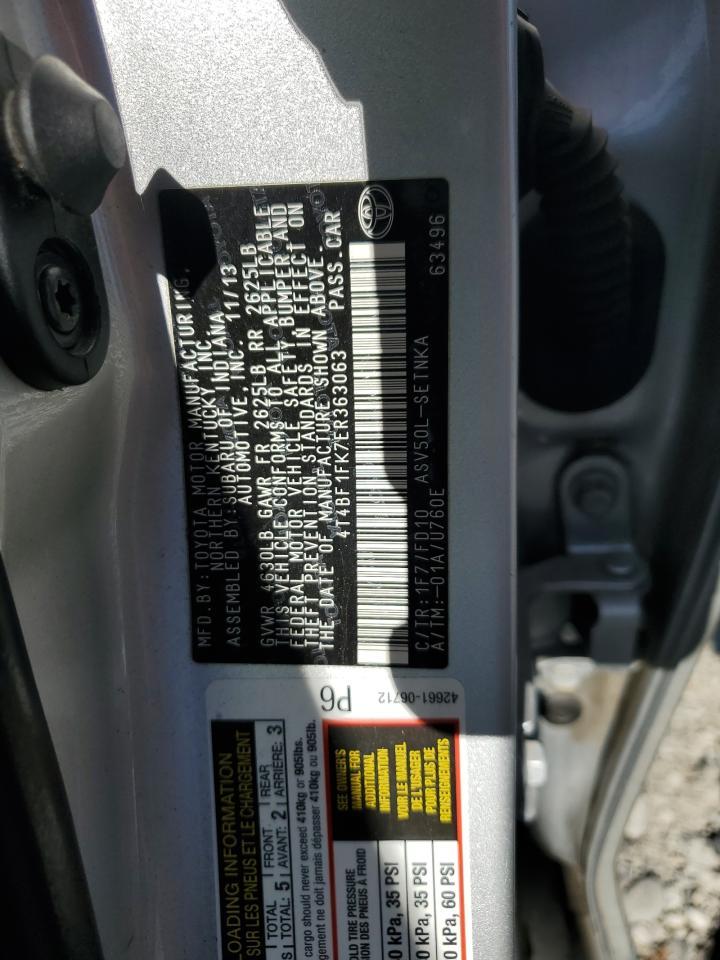 2014 TOYOTA CAMRY