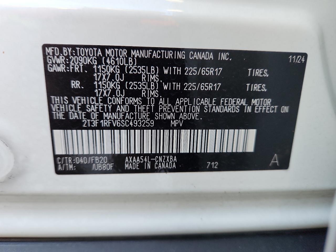 2025 TOYOTA RAV4