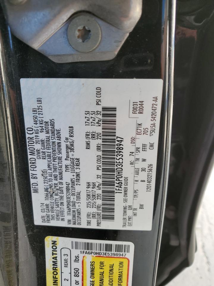 2014 FORD FUSION