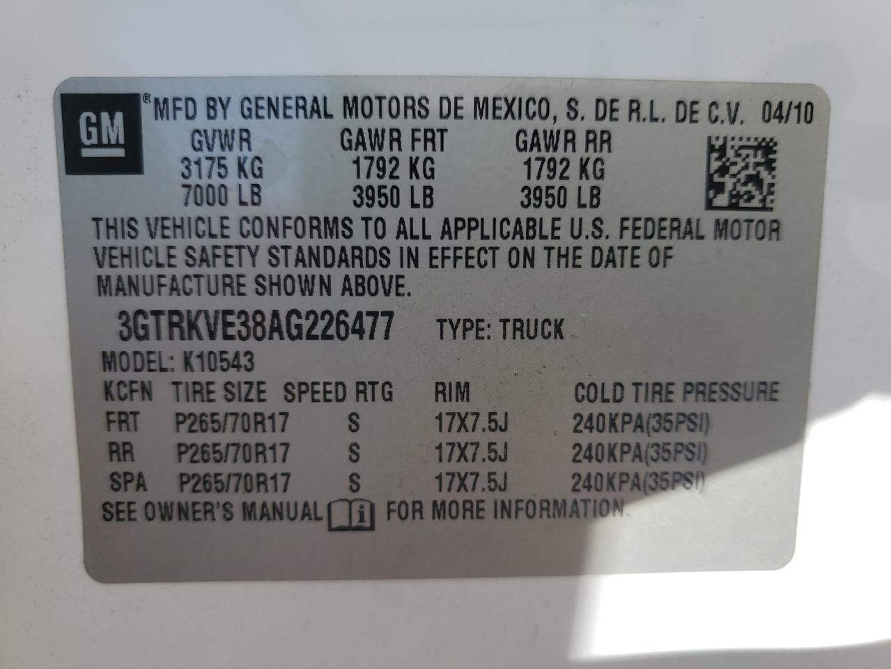 2010 GMC Sierra