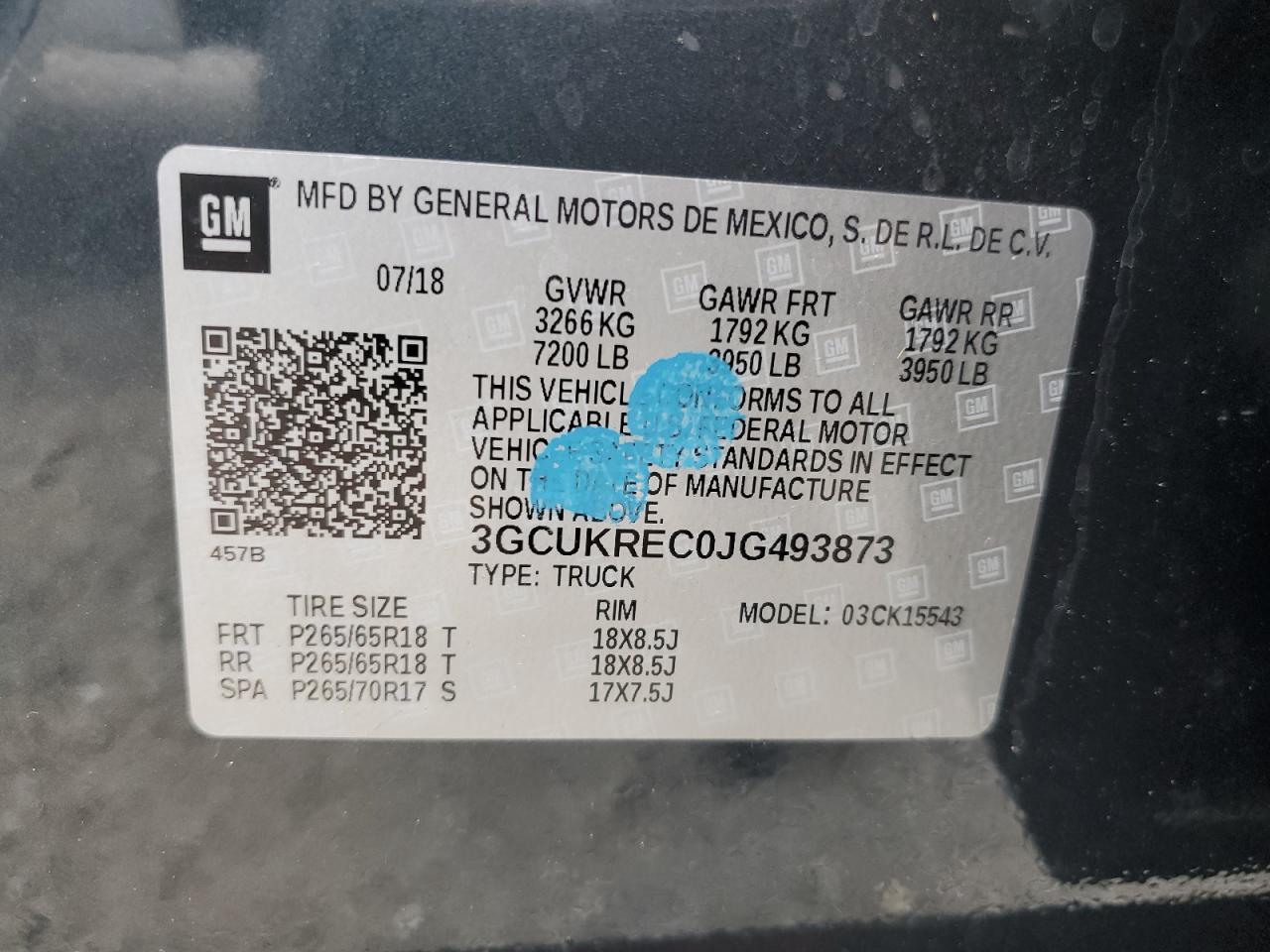 2018 CHEVROLET Silverado