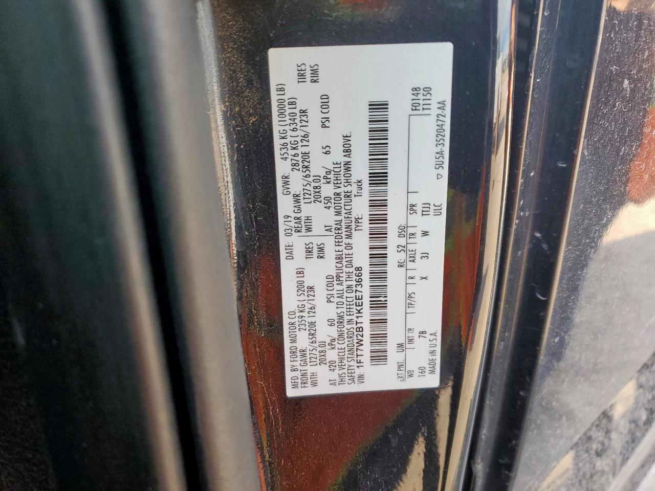 2019 FORD F-250