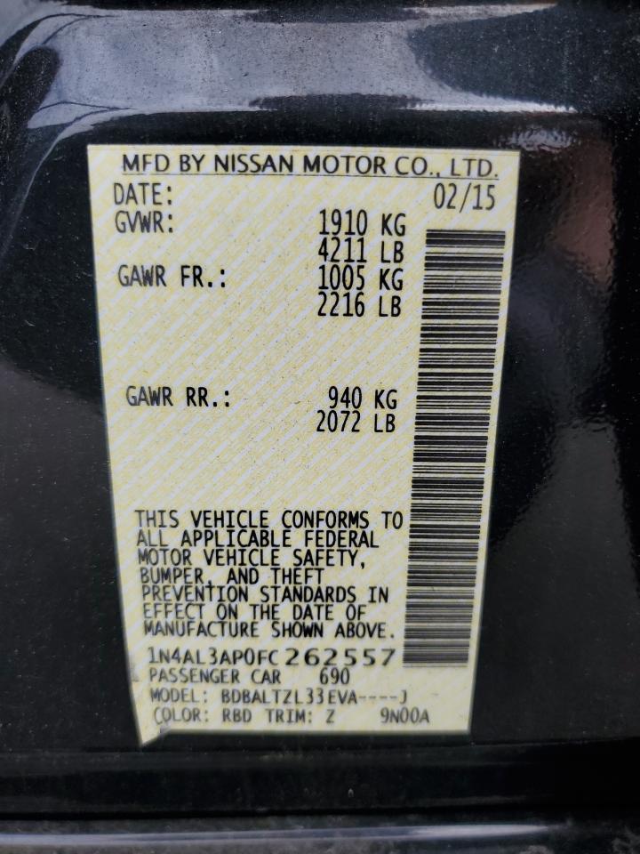 2015 NISSAN ALTIMA