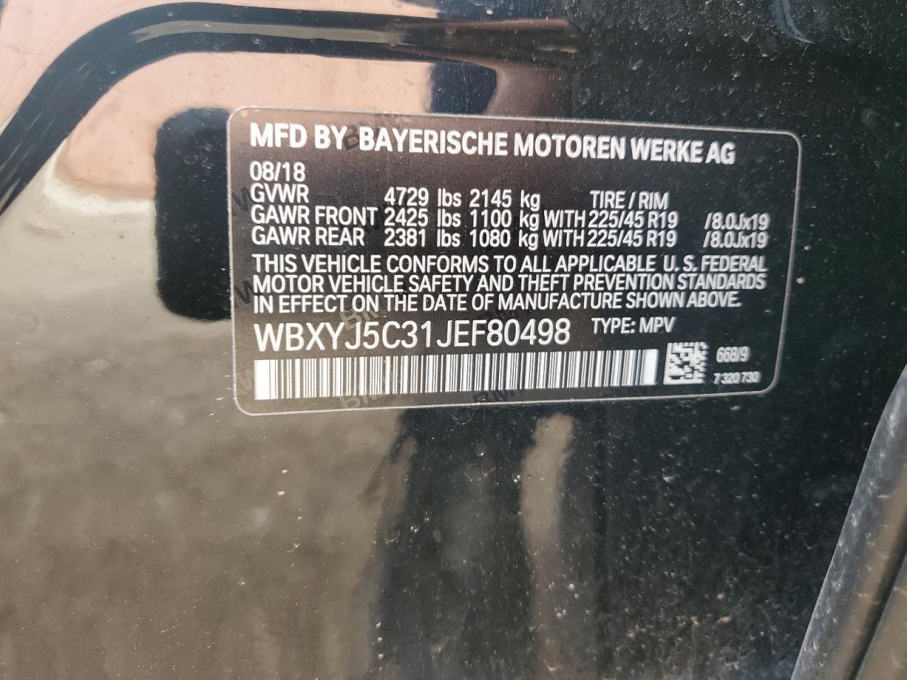 2018 BMW X2