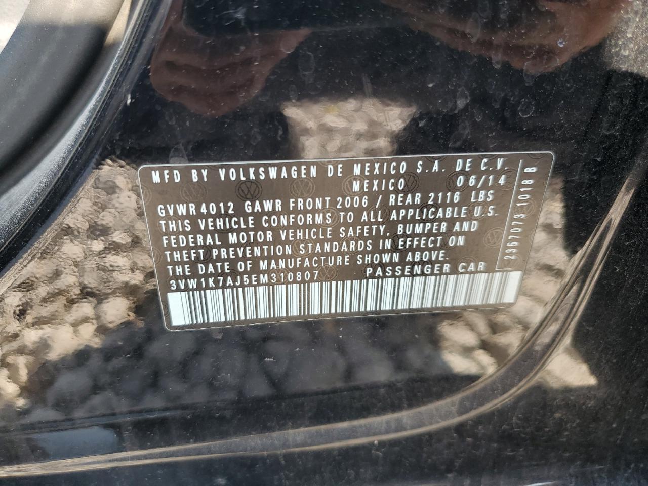 2014 VOLKSWAGEN JETTA
