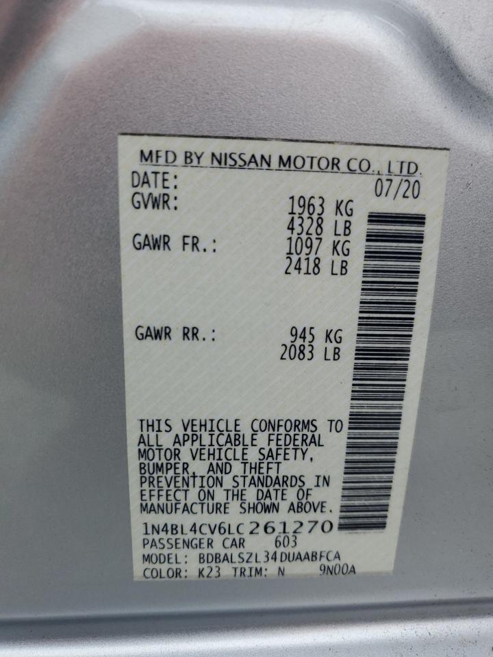 2020 NISSAN ALTIMA