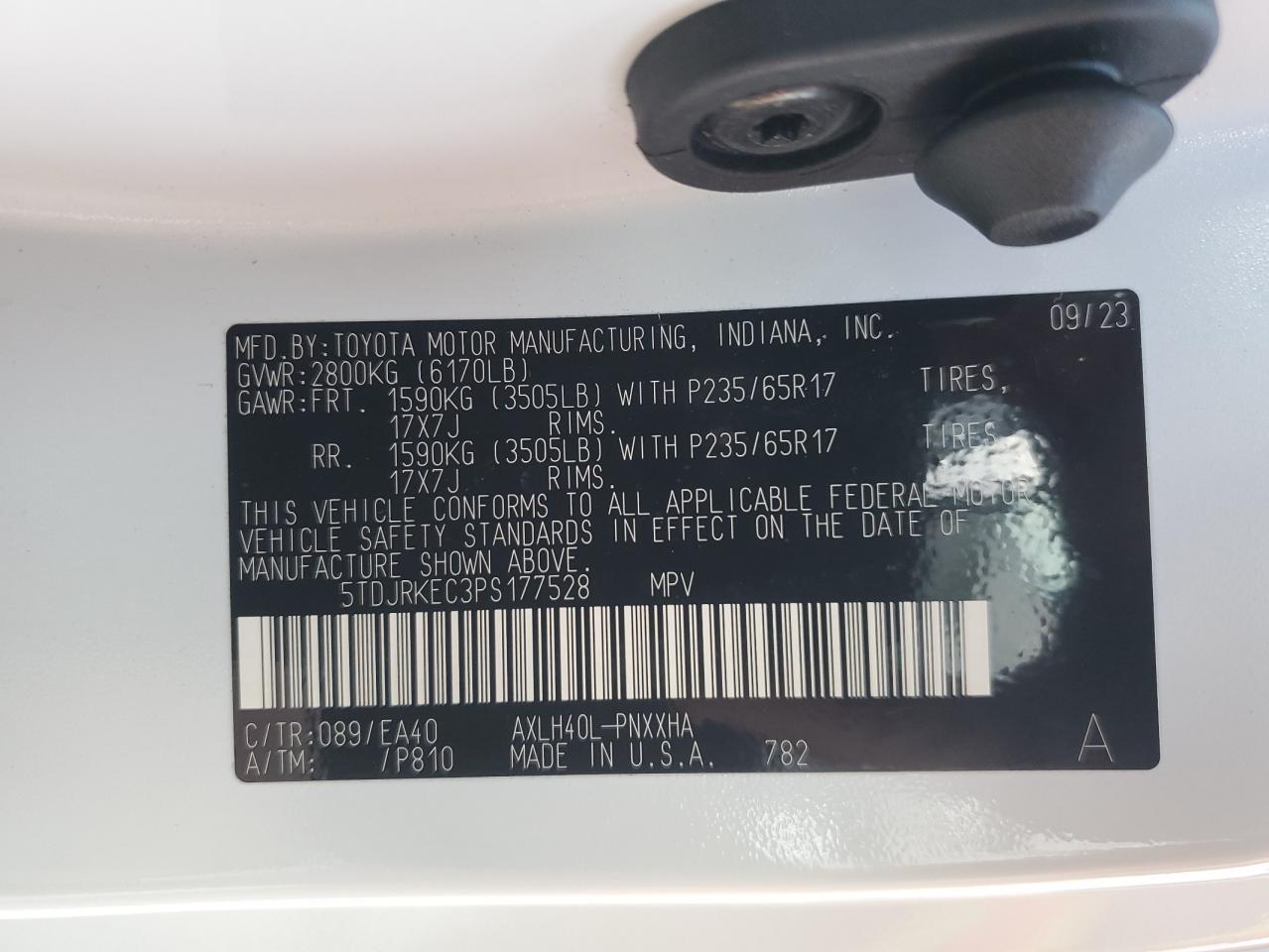 2023 TOYOTA SIENNA