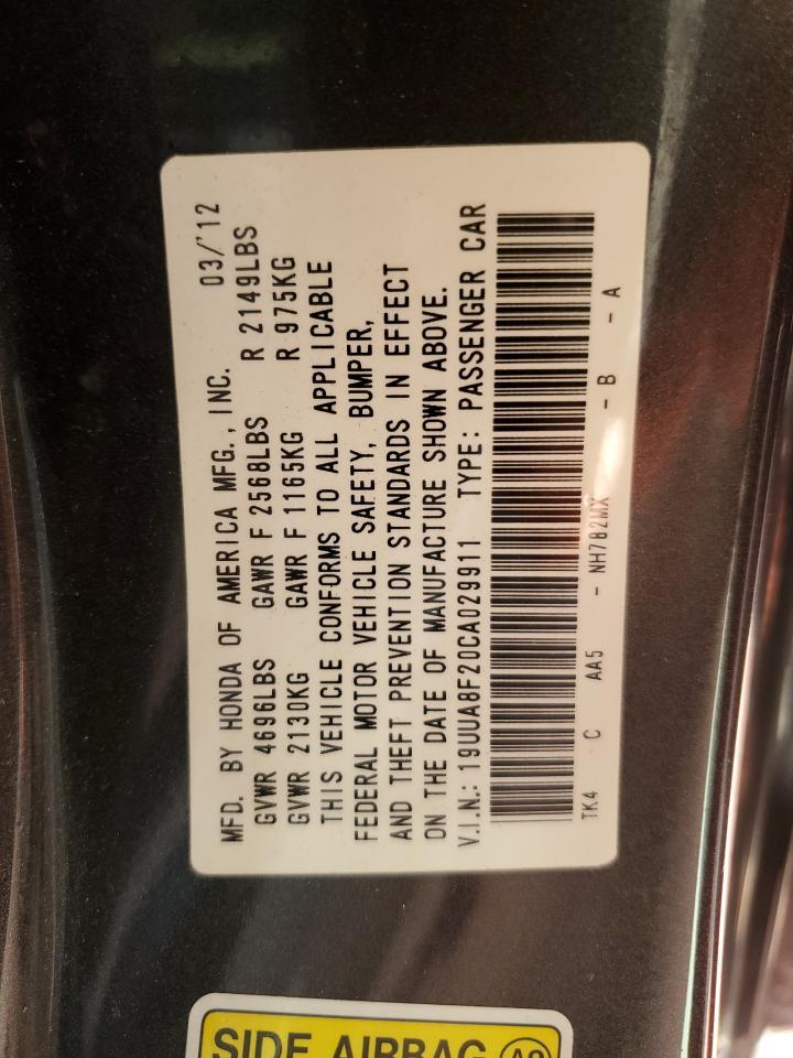 2012 ACURA TL