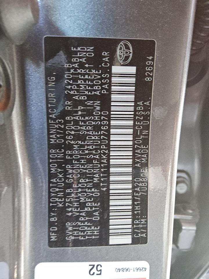 2023 TOYOTA CAMRY