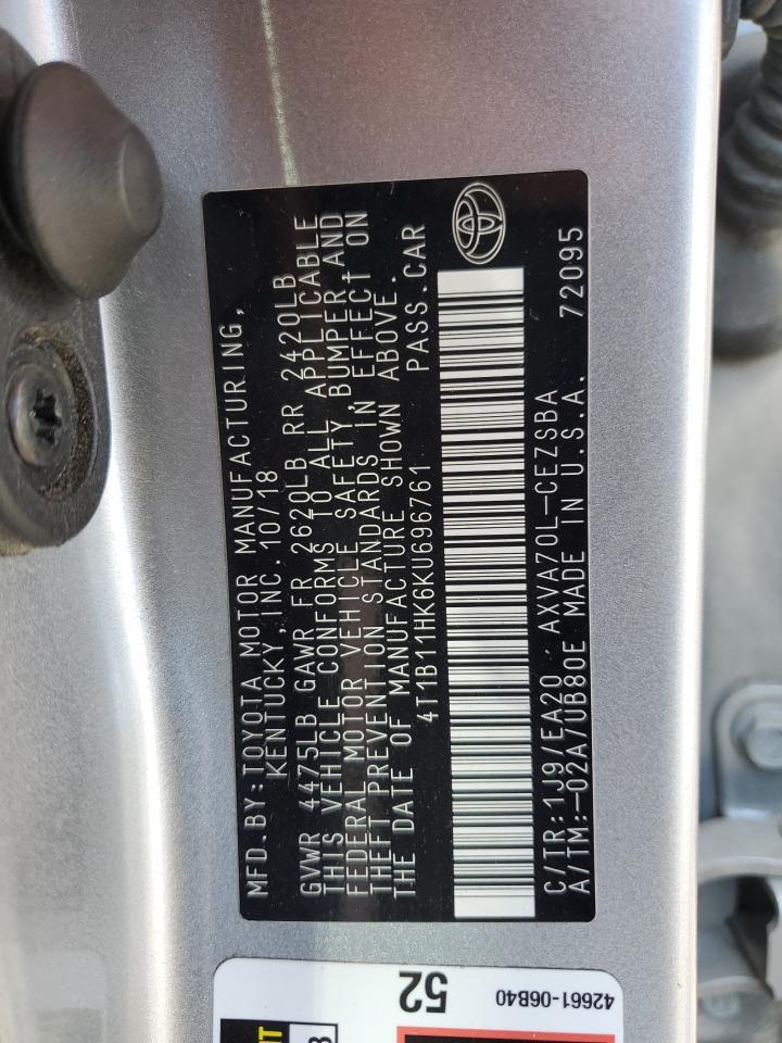2019 TOYOTA CAMRY