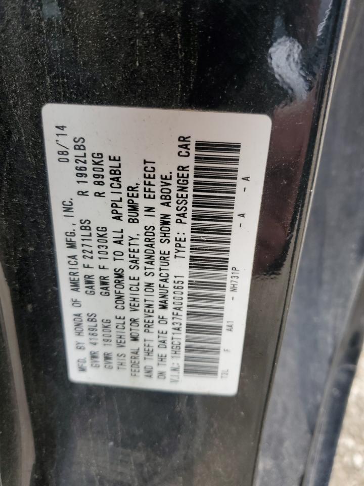 2015 HONDA ACCORD