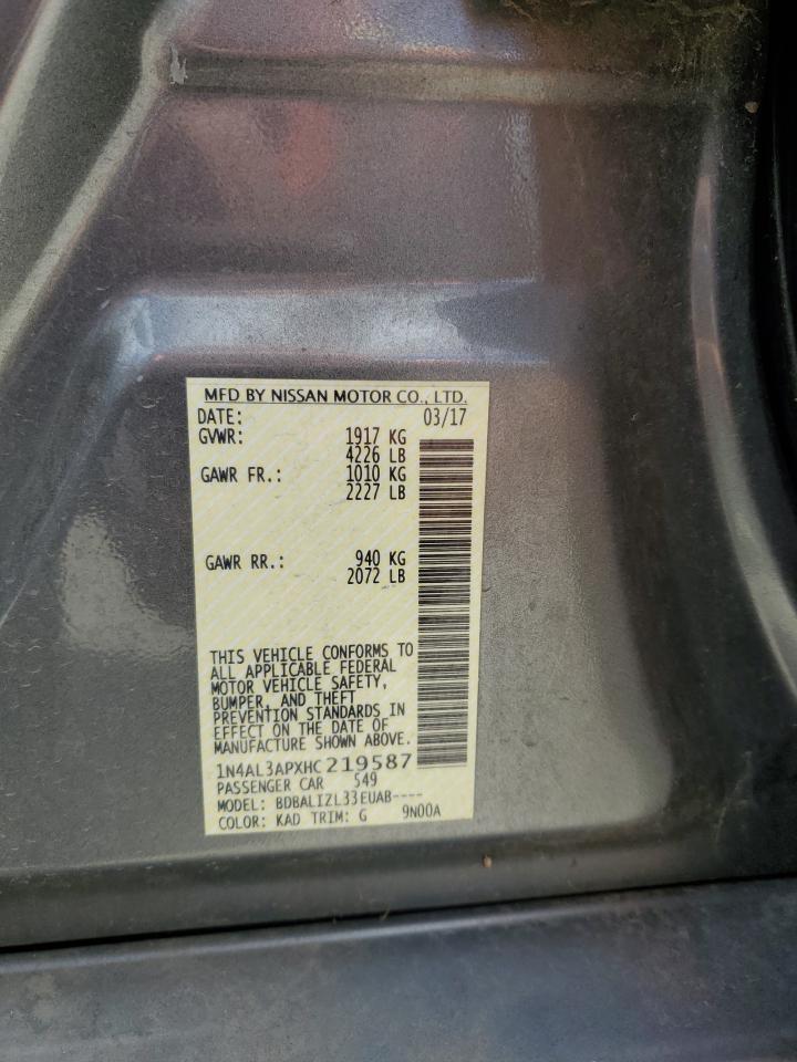 2017 NISSAN ALTIMA