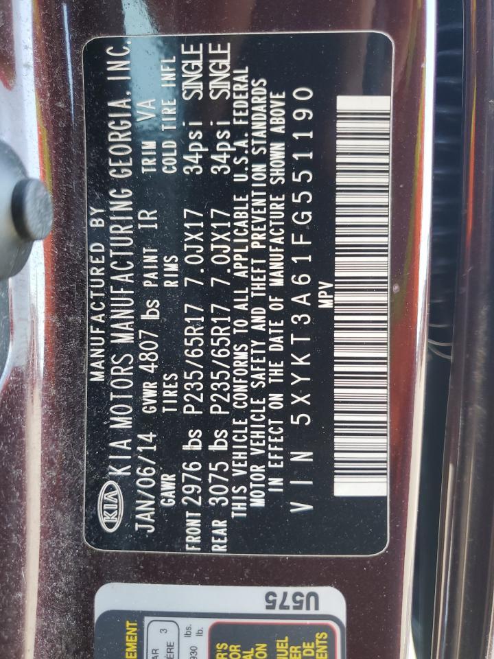 2015 KIA SORENTO