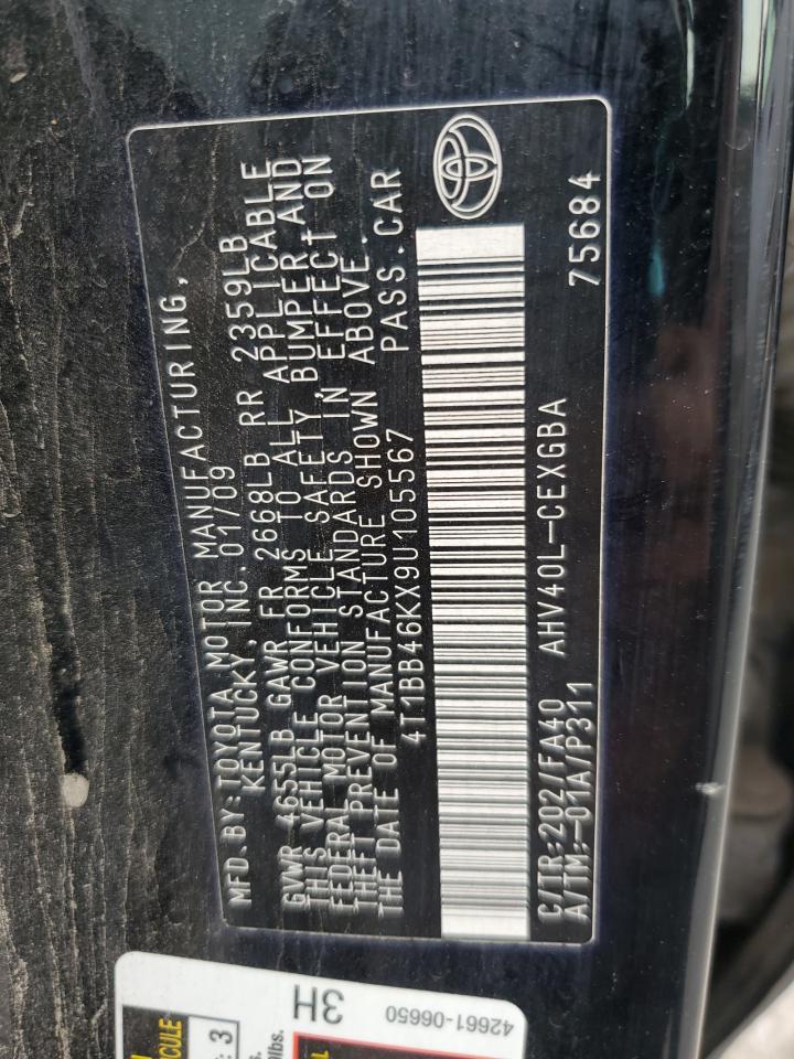 2009 TOYOTA CAMRY