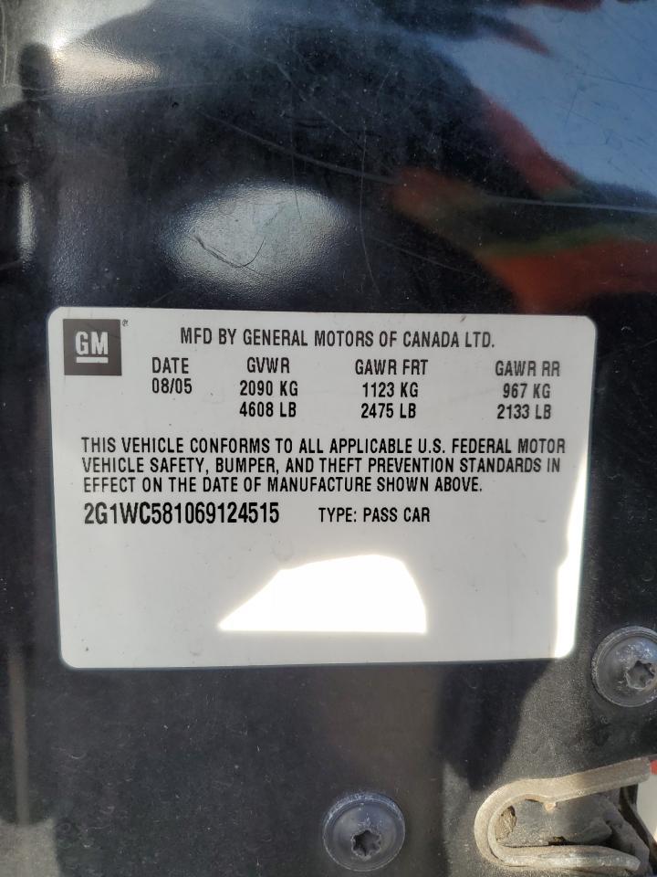 2006 CHEVROLET IMPALA