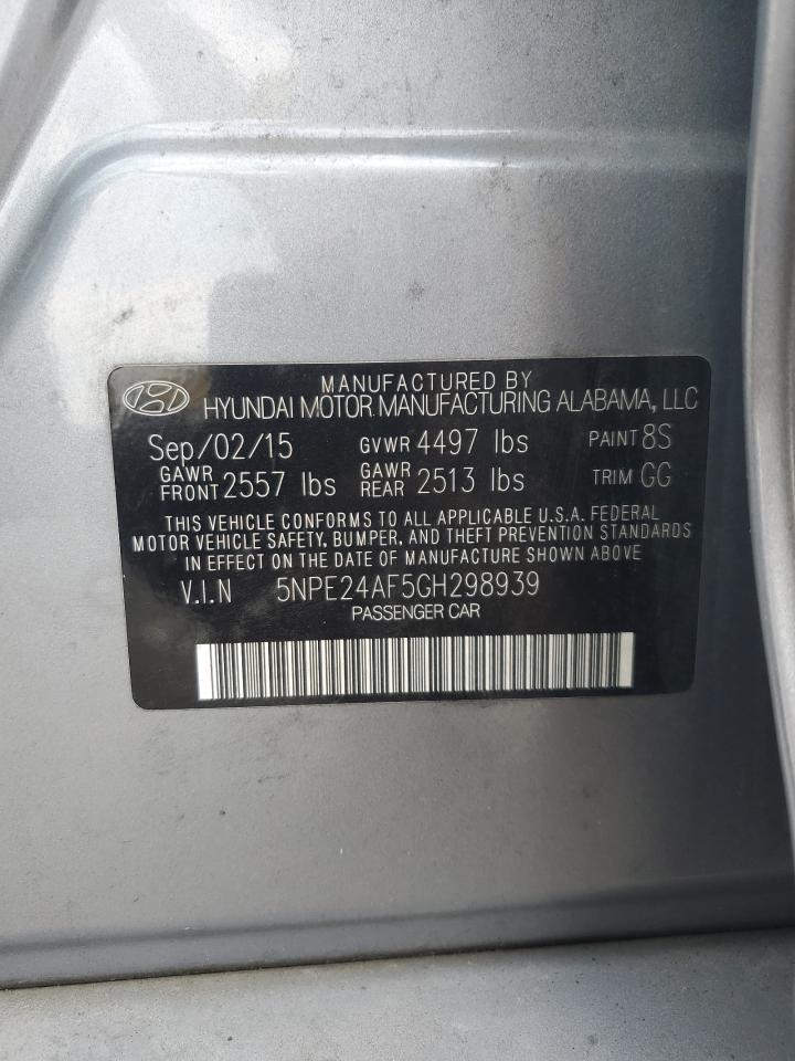 2016 HYUNDAI SONATA