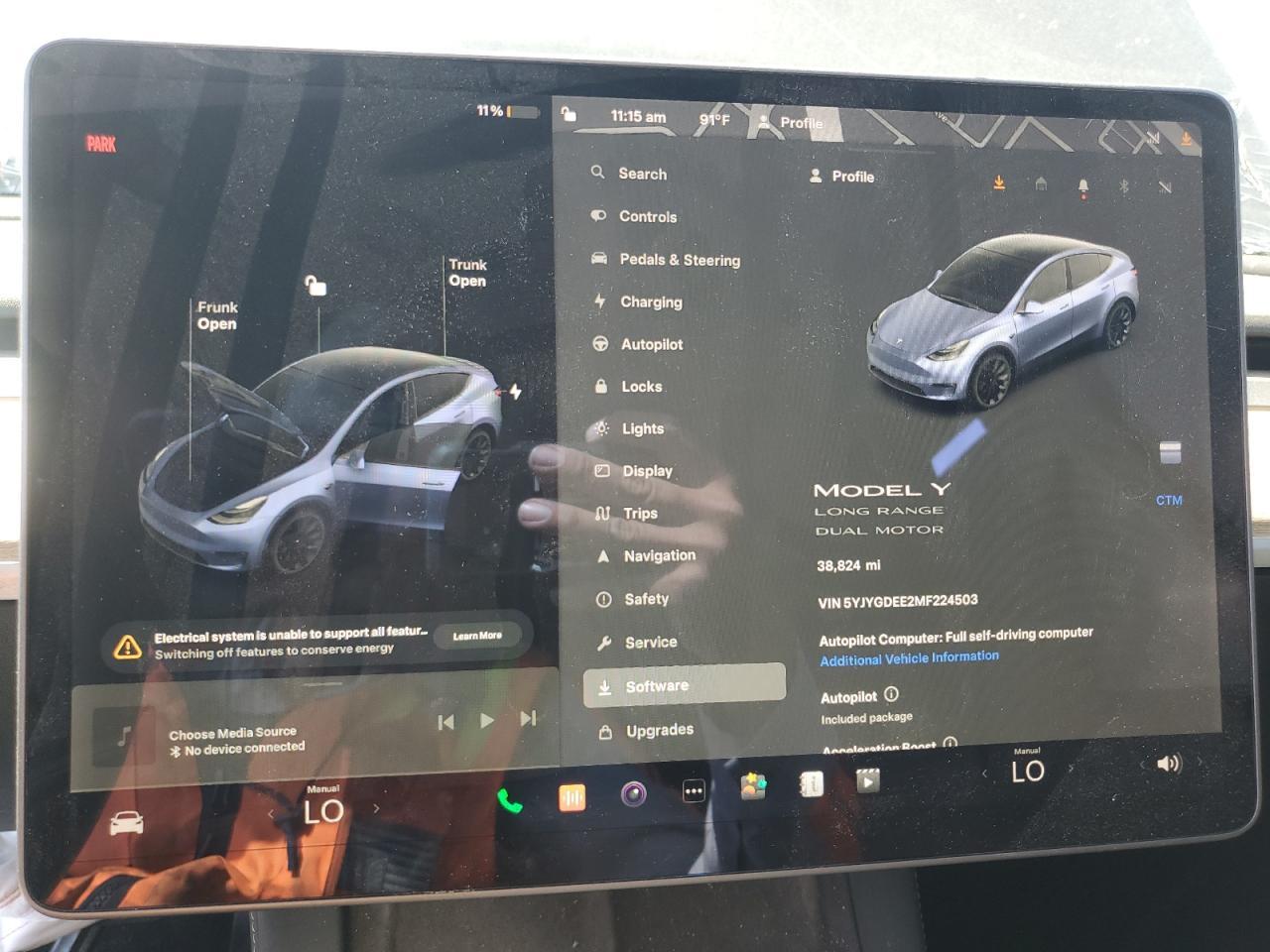 2021 TESLA MODEL Y