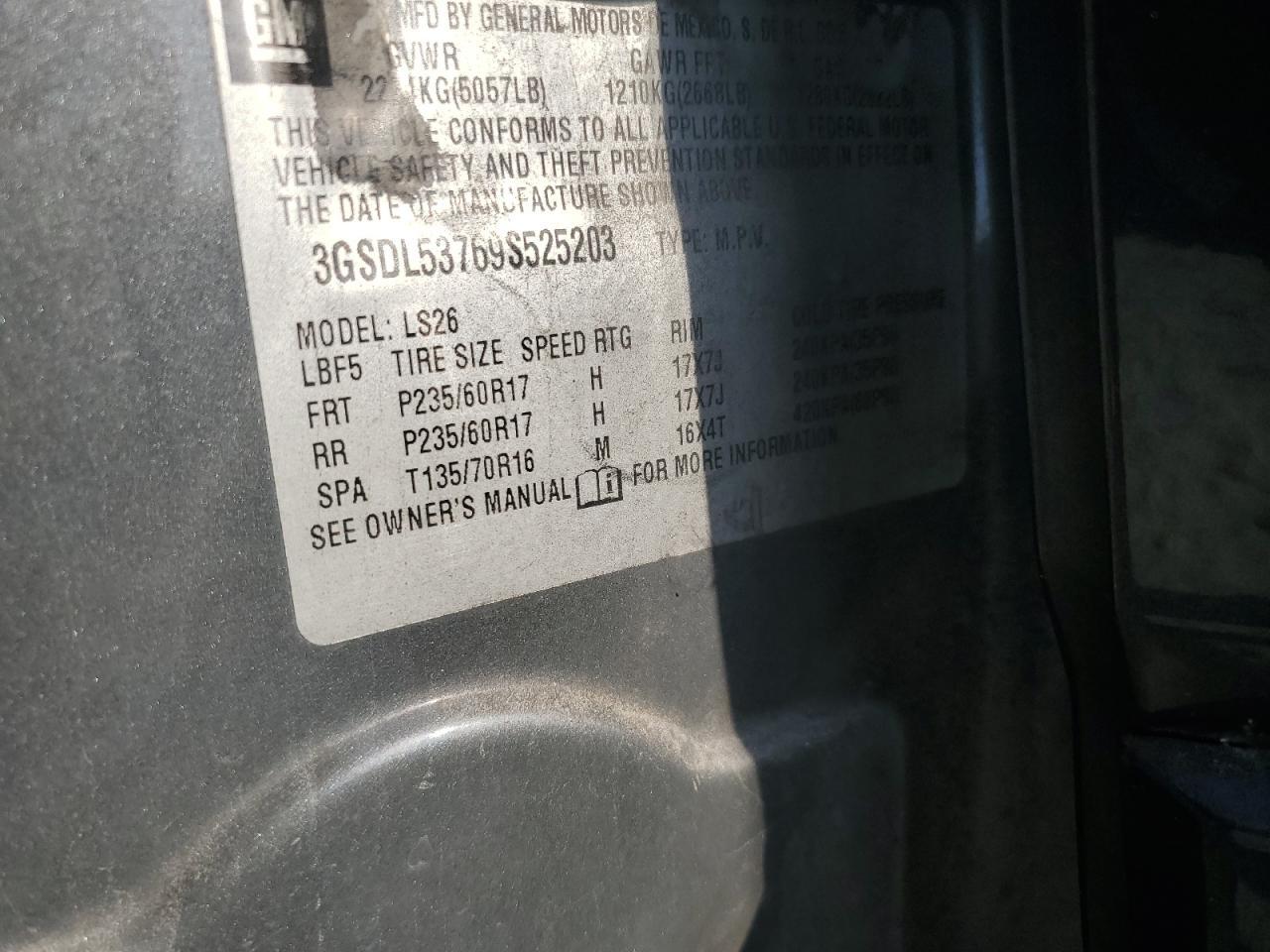 2009 SATURN Vue