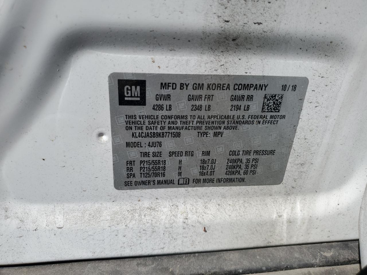 2019 BUICK ENCORE